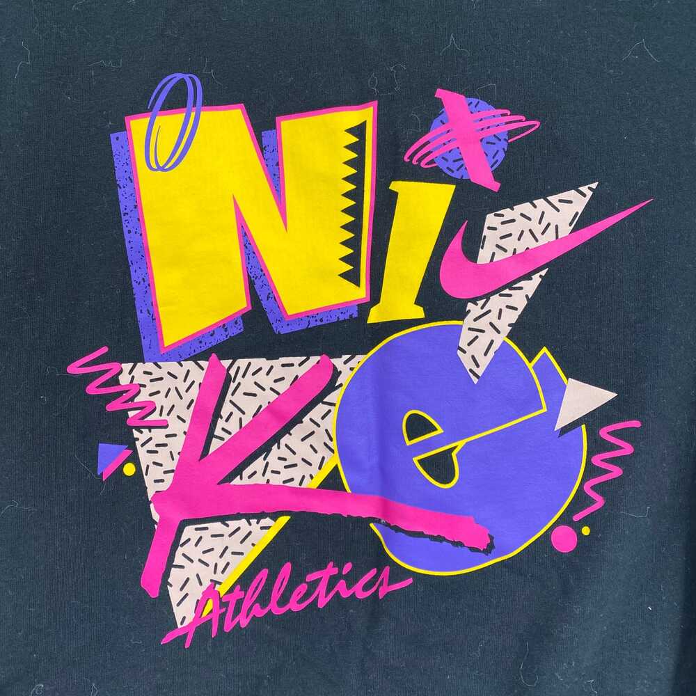 Nike Black Pink Graphic Tee | Size S - Picture 2 of 7